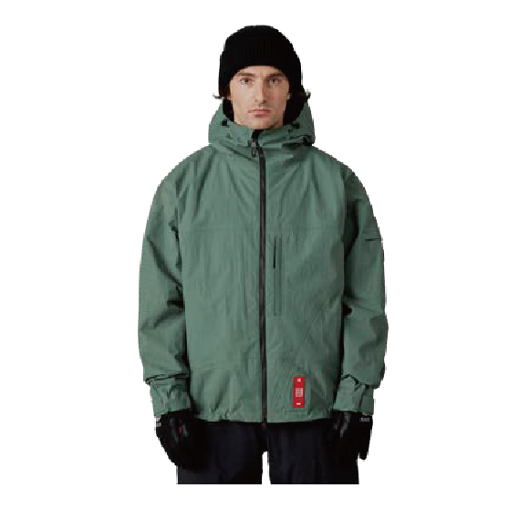 686 ウェア ロクハチロク MENS 686 DOJO SHELL JACKET FADED GREEN CRINKLE M6WN188 26-27 スノーボードウェア 日本正規品