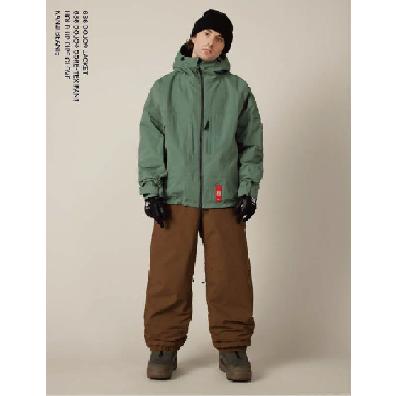 686 ウェア ロクハチロク MENS 686 DOJO GORE-TEX SHELL PANT MOSS GREEN M6WN264 26-27 スノーボードウェア 日本正規品
