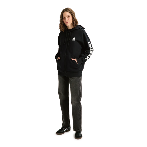 BURTON バートン Elite Full-Zip Hoodie True Black 2138117A04 26-27 日本正規品