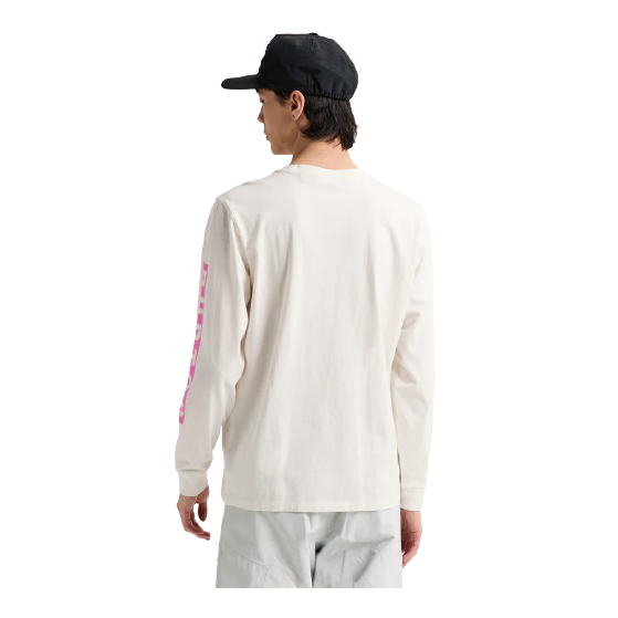 BURTON バートン Men's Elite Long Sleeve T-Shirt Stout White/Shockwave Pink 203921BFDM 26-27 日本正規品