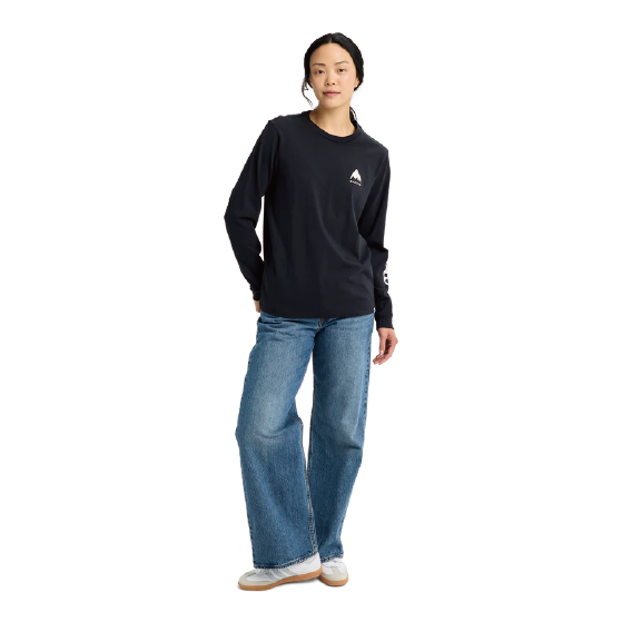 BURTON バートン Men's Elite Long Sleeve T-Shirt True Black 203921BA04 26-27 日本正規品