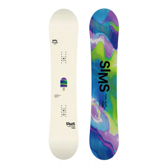 SIMS スノーボード シムス FLUID WHITE 26-27 板 日本正規品
