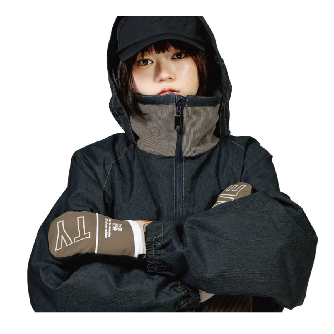 FNS49 フォーナイン SB GLOVE(MITTON) 25-26 スノーボード グローブ MT-BLK