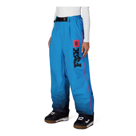 686 ウェア ロクハチロク WOMENS FOX RACING 97 SHELL PANT FOX BLUE M6WN452 26-27 スノーボードウェア 日本正規品