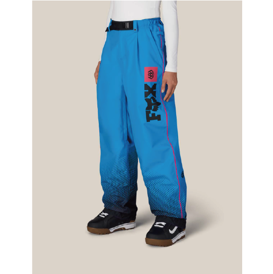 686 ウェア ロクハチロク WOMENS FOX RACING 97 SHELL PANT FOX BLUE M6WN452 26-27 スノーボードウェア 日本正規品