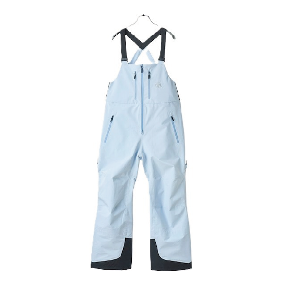 UNFUDGE ウェア アンファッジ GENTLE BIB PANTS WIDE FIT CLOUDY BLUE 26-27 スノーボードウェア 日本正規品