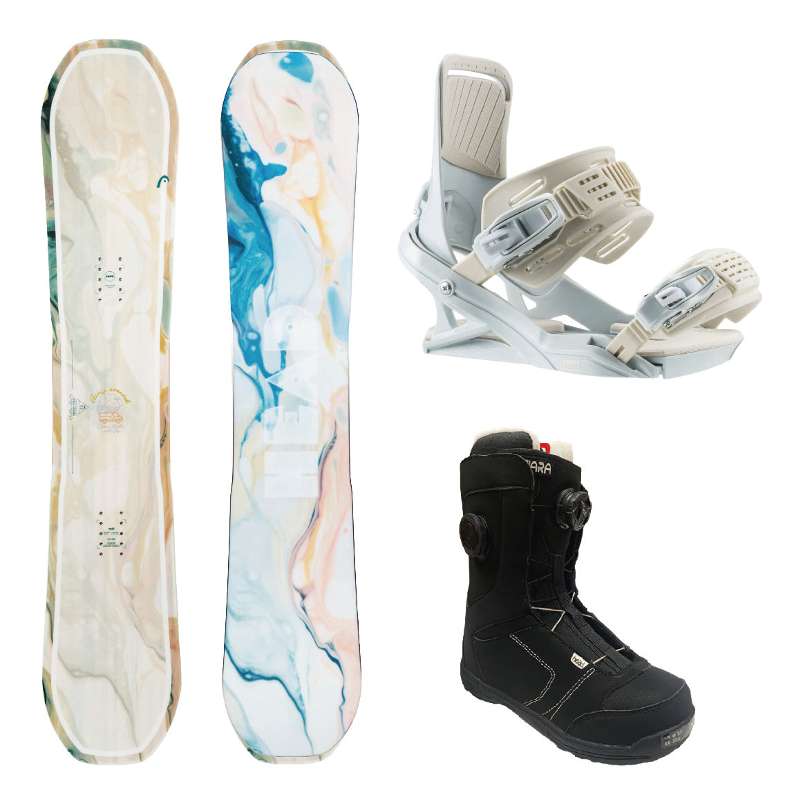 HEAD GIRLS AROUND DCT & FX FAY ice & TIARA black 3-piece set 25-26