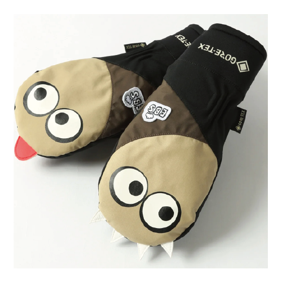 EBS グローブ エビス GORE-TEX KEMONO CHAN BISCUIT 4600015 26-27 スノーボードグローブ 日本正規品