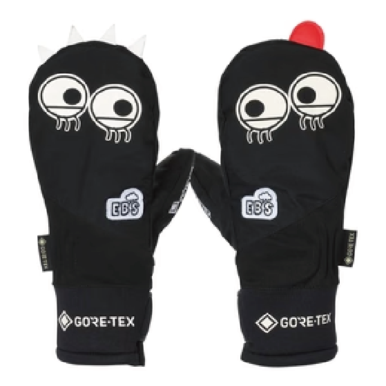 EBS グローブ エビス GORE-TEX KEMONO CHAN BLACK 4600015 26-27 スノーボードグローブ 日本正規品