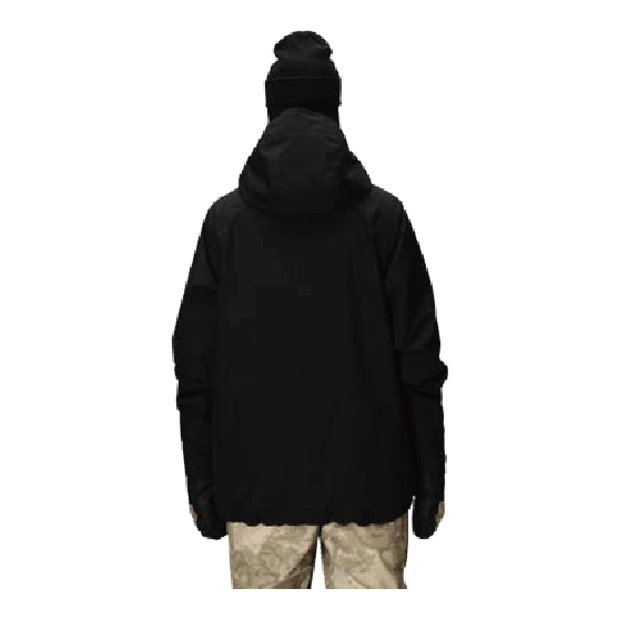 686 ウェア ロクハチロク MENS GORE-TEX CORE SHELL JACKET BLACK M5WN162 26-27 スノーボードウェア 日本正規品