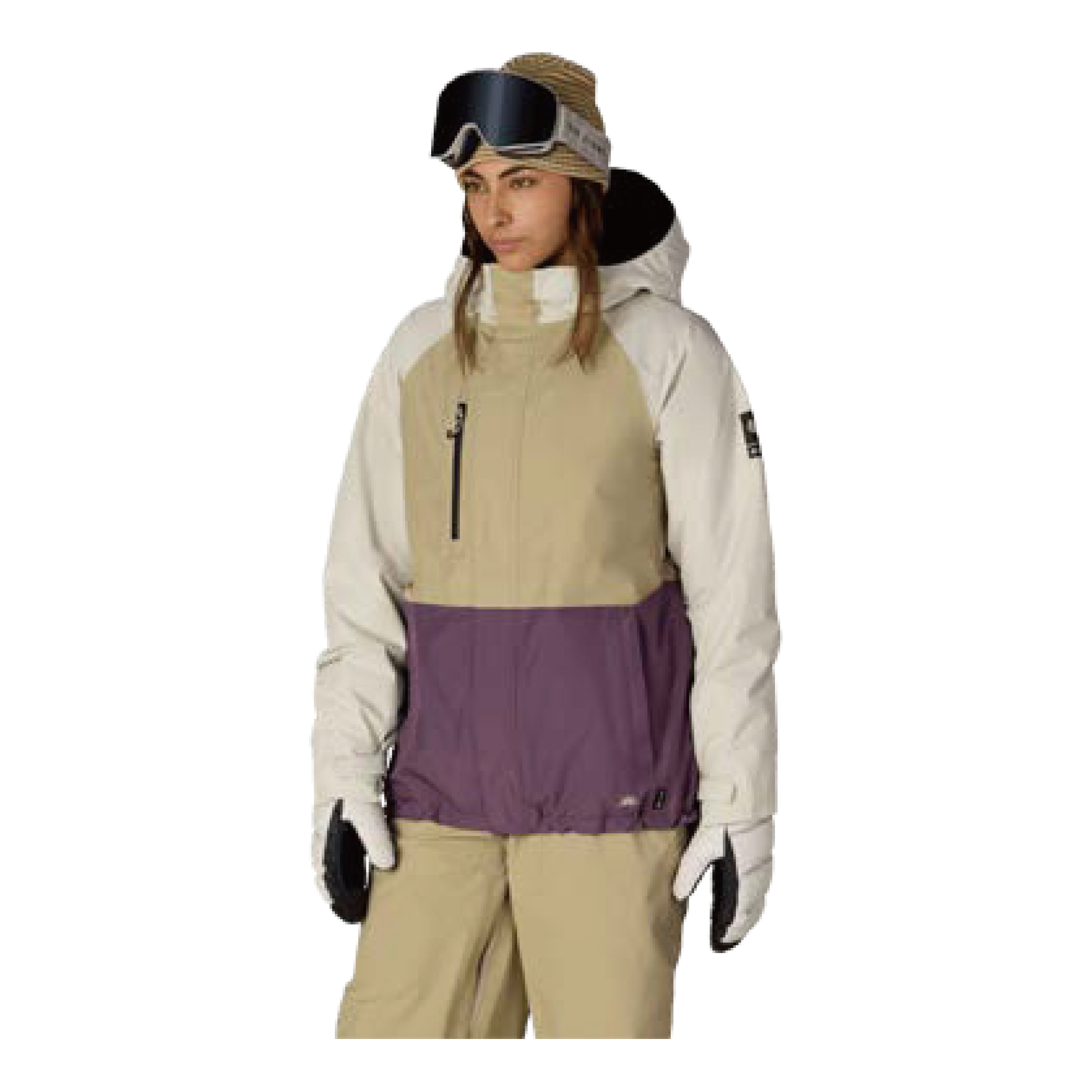 686 ウェア ロクハチロク WOMENS GORE-TEX WILLOW? INSULATED JACKET KHAKI COLORBLOCK M5WN335 26-27 スノーボードウェア 日本正規品