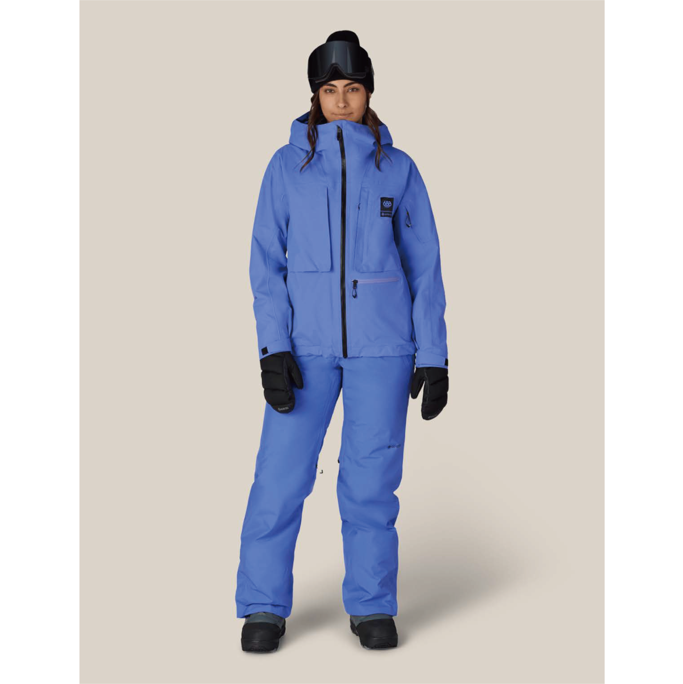 686 ウェア ロクハチロク WOMENS GORE-TEX WILLOW? INSULATED PANT ALPENGLOW BLUE M5WN430 26-27 スノーボードウェア 日本正規品