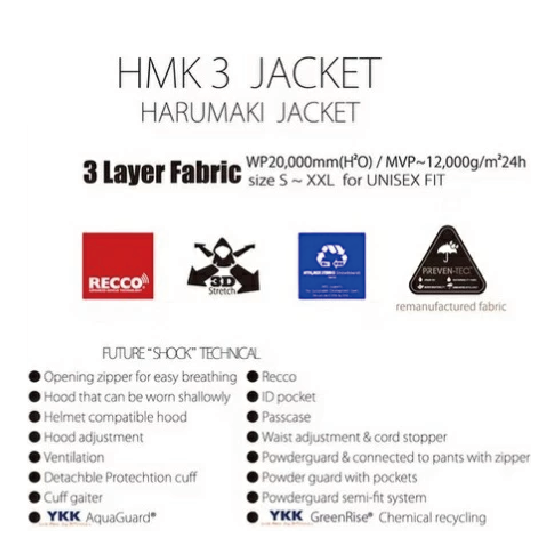 MTN,ROCK STAR ウェア マウンテン ロックスター H 3 JACKET ( 3layer fabric ) 26-27 スノーボードウェア 日本正規品