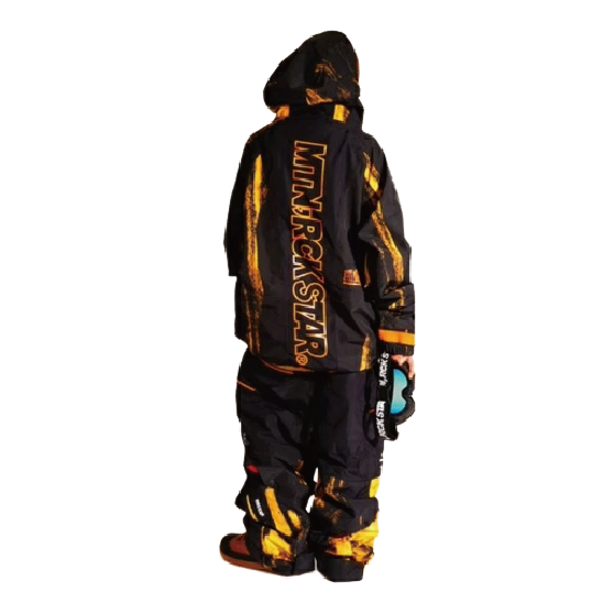 MTN,ROCK STAR ウェア マウンテン ロックスター PARACHUTE PANTS ( 3layer fabric ) 26-27 スノーボードウェア 日本正規品