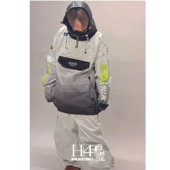 MTN,ROCK STAR ウェア マウンテン ロックスター H 4 JACKET ( 3layer fabric ) 26-27 スノーボードウェア 日本正規品