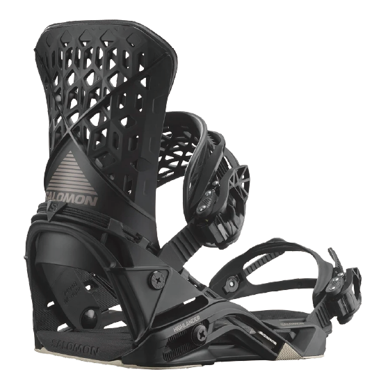 スノーボード ビンディング SALOMON HIGHLANDER BLACK 25-26 送料無料 日本正規品