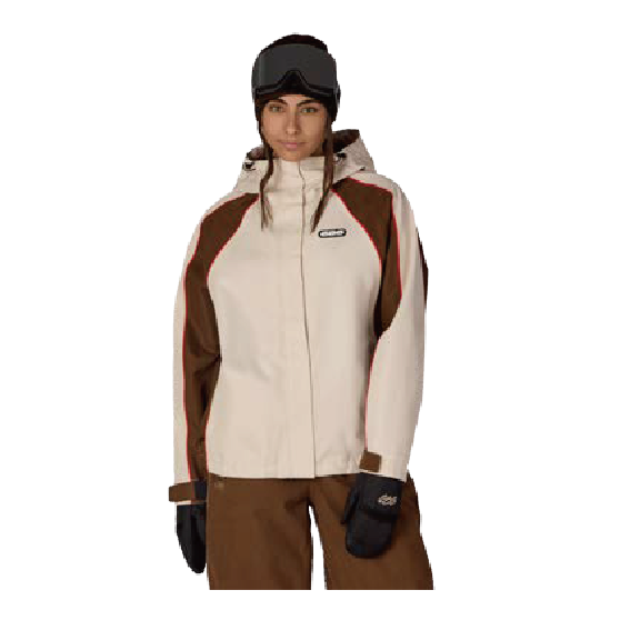 686 ウェア ロクハチロク WOMENS HOLOGRAM? SHELL JACKET LIMESTONE COLORBLOCK M5WN331 26-27 スノーボードウェア 日本正規品