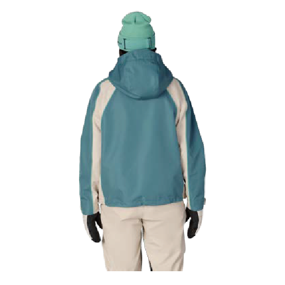 686 ウェア ロクハチロク WOMENS HOLOGRAM? SHELL JACKET PALE FIRN COLORBLOCK M5WN331 26-27 スノーボードウェア 日本正規品