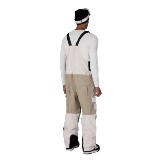 686 ウェア ロクハチロク MENS HOT LAP™ INSULATED BIB LIMESTONE KHAKI COLORBLOCK M5WN251 26-27 スノーボードウェア 日本正規品
