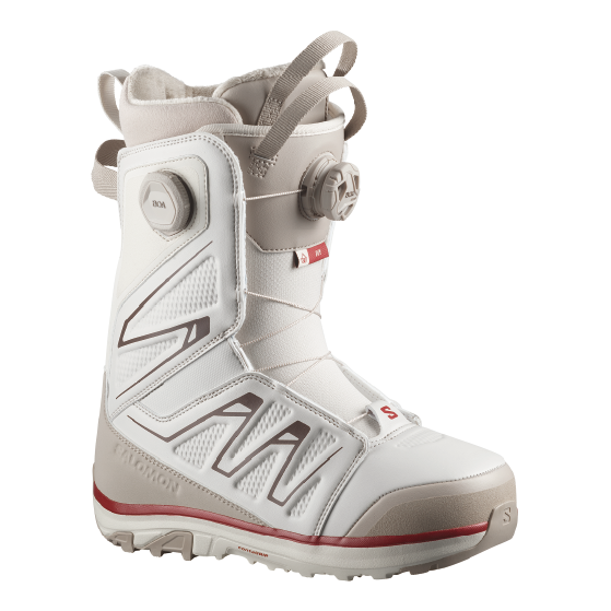 SALOMON ブーツ IVY BOA SJ BOA Almond Milk/White Pepper/Haute Red L49272600 26-27 スノーボードブーツ 日本正規品
