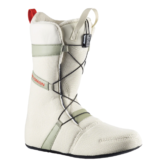 スノーボード ブーツ サロモン SALOMON IVY BOA SJ BOA TEA / ALMOND MILK / FIERY RED 25-26 送料無料 日本正規品