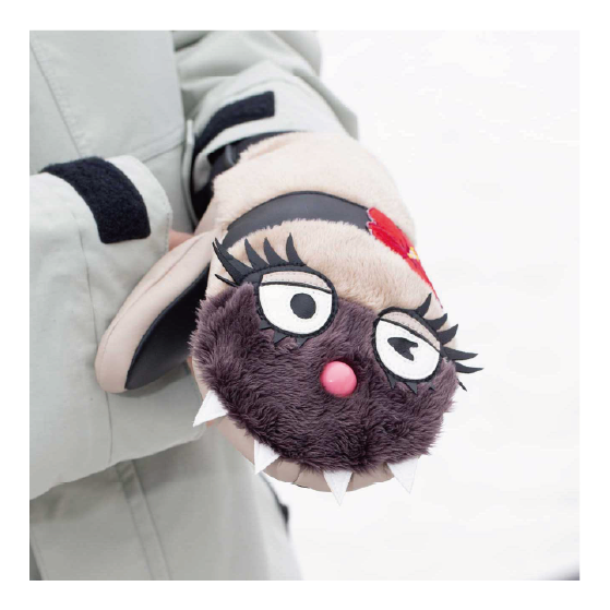 EBS グローブ エビス KEMONO CHAN GAL 4600018 26-27 スノーボードグローブ 日本正規品