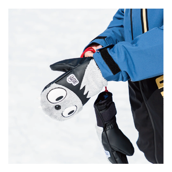 EBS グローブ エビス KEMONO CHAN ICE CAT 4600018 26-27 スノーボードグローブ 日本正規品