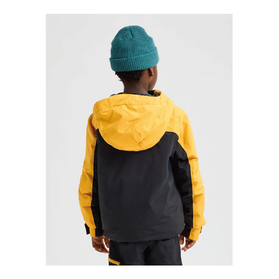 BURTON ウェア バートン Kids' Ascutney 2L Jacket Goldenrod/True Black 2431210BET 26-27 スノーボードウェア 日本正規品