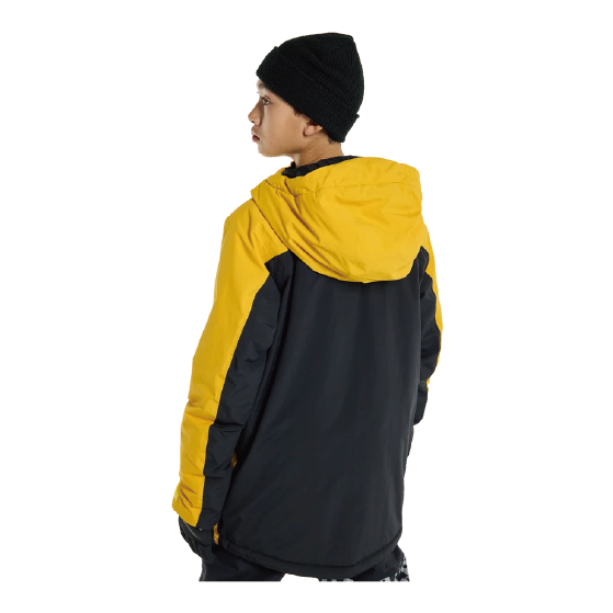BURTON ウェア バートン Kids' Ascutney 2L Jacket Goldenrod/True Black 2431210BET 26-27 スノーボードウェア 日本正規品