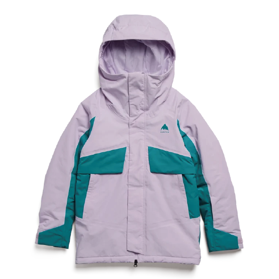 BURTON ウェア バートン Kids' Ascutney 2L Jacket Moondust Purple/Pacific Teal 2431210E8L 26-27 スノーボードウェア 日本正規品
