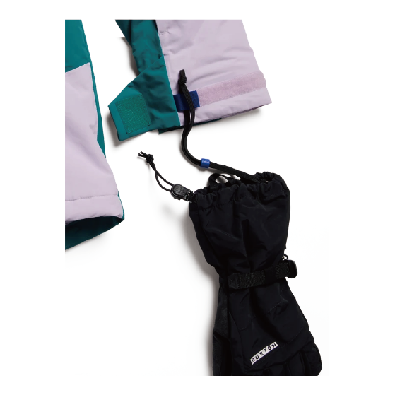 BURTON ウェア バートン Kids' Ascutney 2L Jacket Moondust Purple/Pacific Teal 2431210E8L 26-27 スノーボードウェア 日本正規品