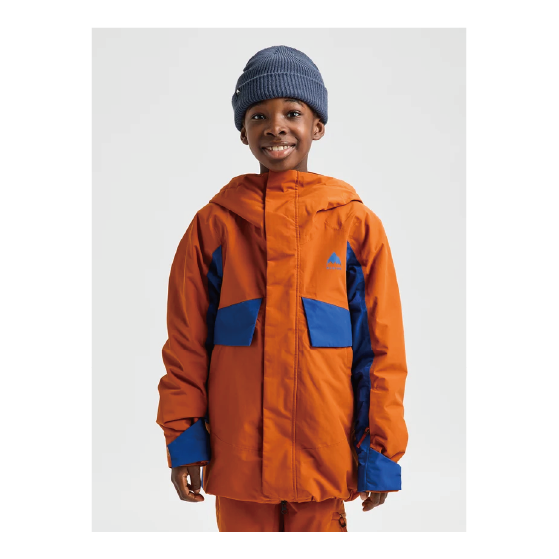 BURTON ウェア バートン Kids' Ascutney 2L Jacket Spiced Chai/Twilight Blue 2431210E2V 26-27 スノーボードウェア 日本正規品