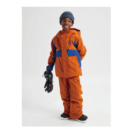 BURTON ウェア バートン Kids' Ascutney 2L Jacket Spiced Chai/Twilight Blue 2431210E2V 26-27 スノーボードウェア 日本正規品