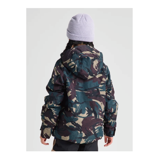 BURTON ウェア バートン Kids' Burton Hillslope 2L Jacket Seersucker Camo 2431310E0E 26-27 スノーボードウェア 日本正規品