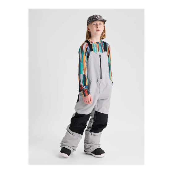 BURTON ウェア バートン Kids' Skylar 2L Bib Pants Silver Sconce 1715018ABF 26-27 スノーボードウェア 日本正規品