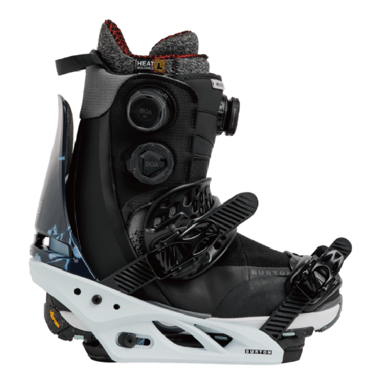 BURTON ビンディング バートン Women's Lexa X Re:Flex Cyanotype Floral/White 2223114FBD 26-27 バインディング 日本正規品