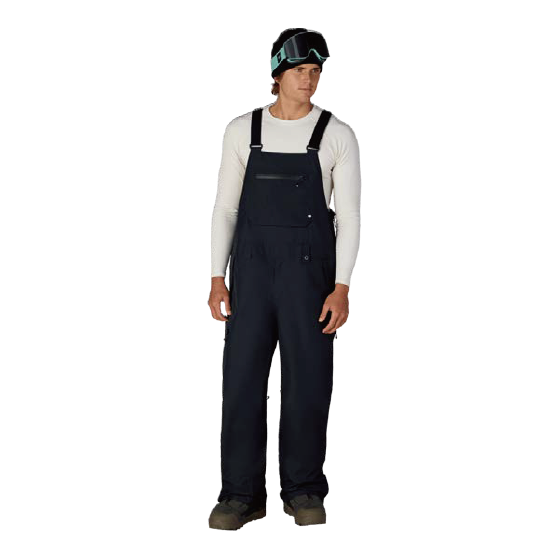 686 ウェア ロクハチロク MENS LOCKUP? SHELL BIB BLACK M6WN276 26-27