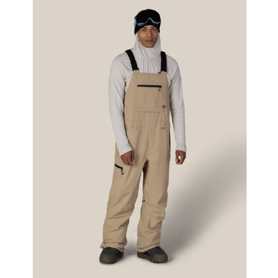 686 ウェア ロクハチロク MENS LOCKUP? SHELL BIB BLACK M6WN276 26-27 スノーボードウェア 日本正規品