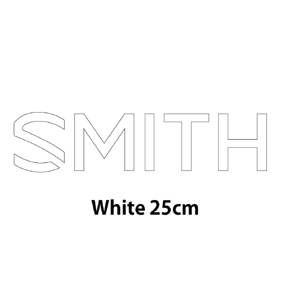 SMITH スミス LOGO CUTTING
(切り字タイプ) WHITE 010940215 26-27 日本正規品
