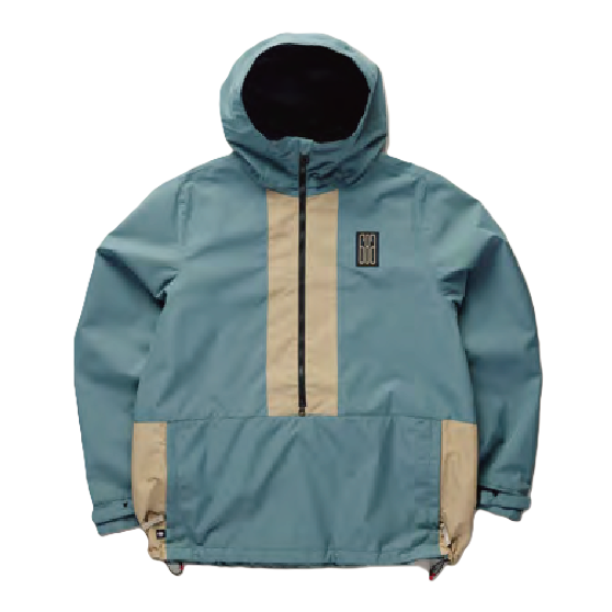 686 ウェア ロクハチロク LS1 SHELL ANORAK PALE FIRN COLORBLOCK M6WN904 26-27 スノーボードウェア 日本正規品