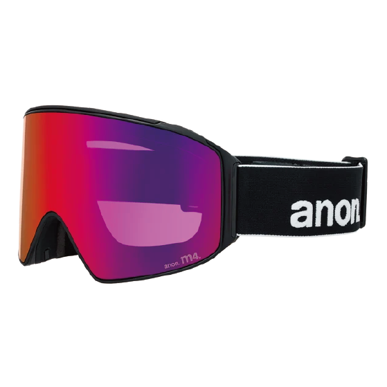 ANON ゴーグル アノン M4 Goggles (Cylindrical) + Bonus Lens + MFI® Face Mask Black 2035417Z58 26-27 スノーボードゴーグル 日本正規品