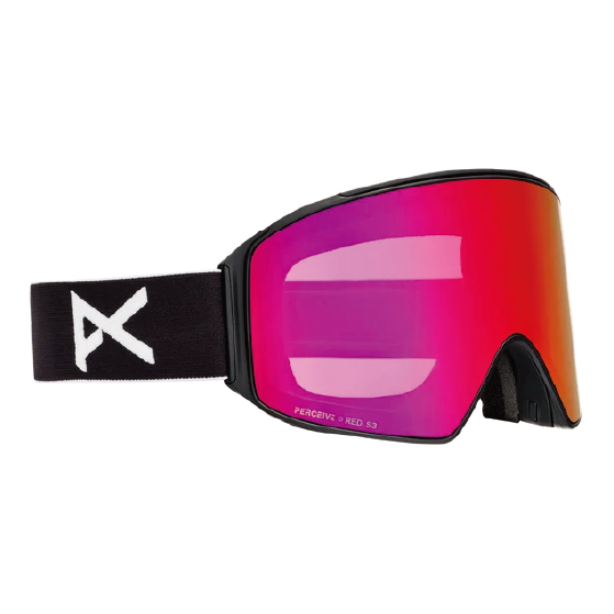 ANON ゴーグル アノン M4 Goggles (Cylindrical) + Bonus Lens + MFI® Face Mask Black 2035417Z58 26-27 スノーボードゴーグル 日本正規品