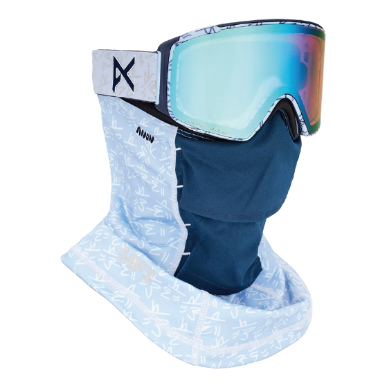 ANON ゴーグル アノン M4S Goggles (Cylindrical) + Bonus Lens + MFI® Face Mask Lb Midnight Gus 235771318X 26-27 スノーボードゴーグル 日本正規品