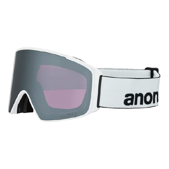 ANON ゴーグル アノン M4S Goggles (Cylindrical) + Bonus Lens + MFI® Face Mask White 2357713Z59 26-27 スノーボードゴーグル 日本正規品