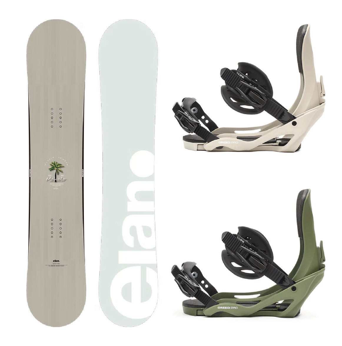 ELAN MAHALO khaki & LINK GREED PRO 2-piece set 25-26