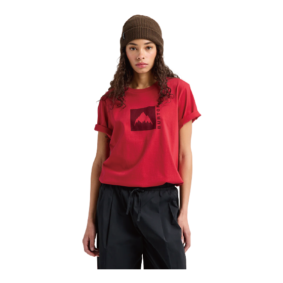 BURTON バートン Classic Mountain High Short Sleeve T-Shirt Geranium Red 2037717E8F 26-27 日本正規品