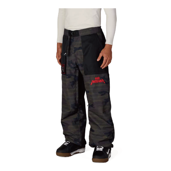 686 ウェア ロクハチロク MENS METALLICA ONE SHELL PANT METALLICA CAMO M6WN274 26-27 スノーボードウェア 日本正規品