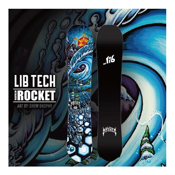 LIBTECH スノーボード リブテック MAYHEM ROCKET 26-27 板 日本正規品