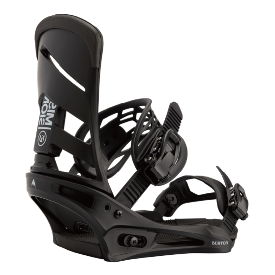 BURTON ビンディング バートン Men's Mission Re:Flex Black 1054617A02 26-27 バインディング 日本正規品