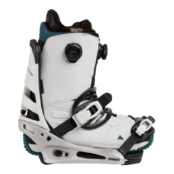 BURTON ビンディング バートン Men's Mission Re:Flex White/Silver 1054617FCN 26-27 バインディング 日本正規品